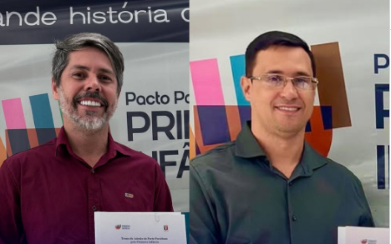 Prefeitos de Montadas e Areial aderem a pacto estadual em defesa da primeira infância