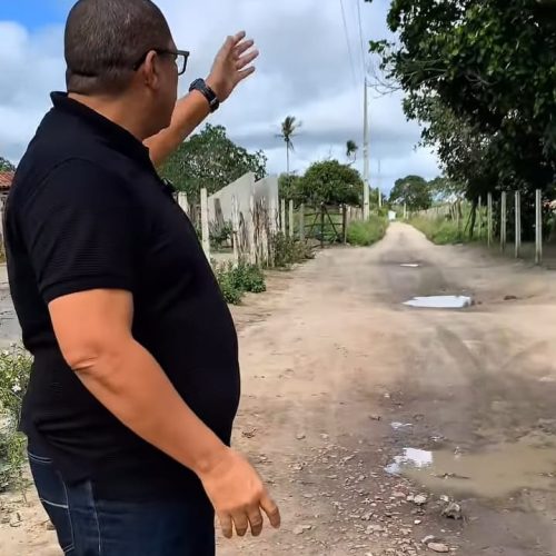 Vereador Marivaldo Ferreira cobra resposta do Executivo sobre iluminação e manutenção de estradas no Sítio Lagoa Grande
