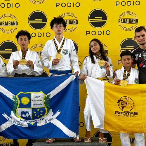 Montadas é Destaque: Gaditas Montadas Ganha 5 Medalhas de Ouro e 1 de Prata no Jiu-Jitsu