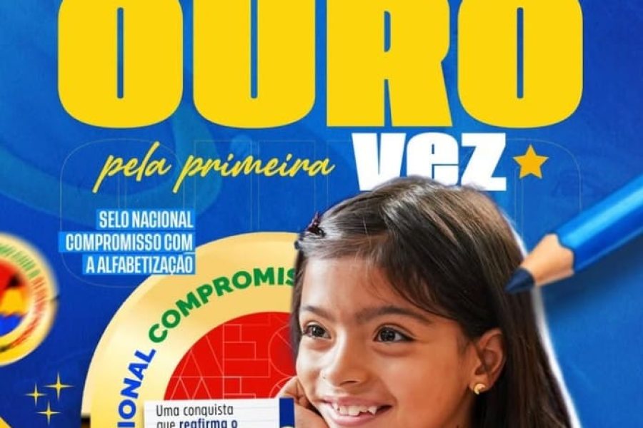 Em 62 anos de história, Montadas conquista o inédito selo de ouro da alfabetização