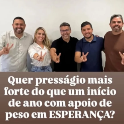 Time do Bem muda de lado novamente e sacode o tabuleiro político de Esperança